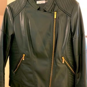 NWOT Leather biker jacket